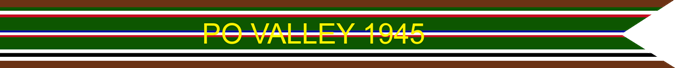 Po Valley 1945 U.S. Army European-African-Middle Eastern Theater Campaign Streamer